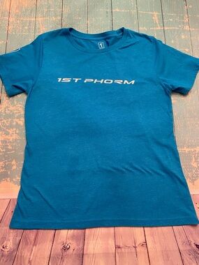 1st Phorm Blue Logo Tee